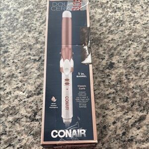 Double Ceramic Curling Iron - Rose Gold